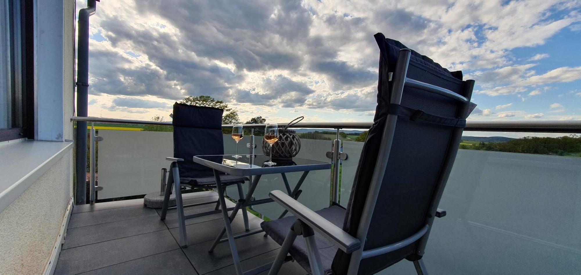 Ferienwohnung Landblick Homberg  Eksteriør billede