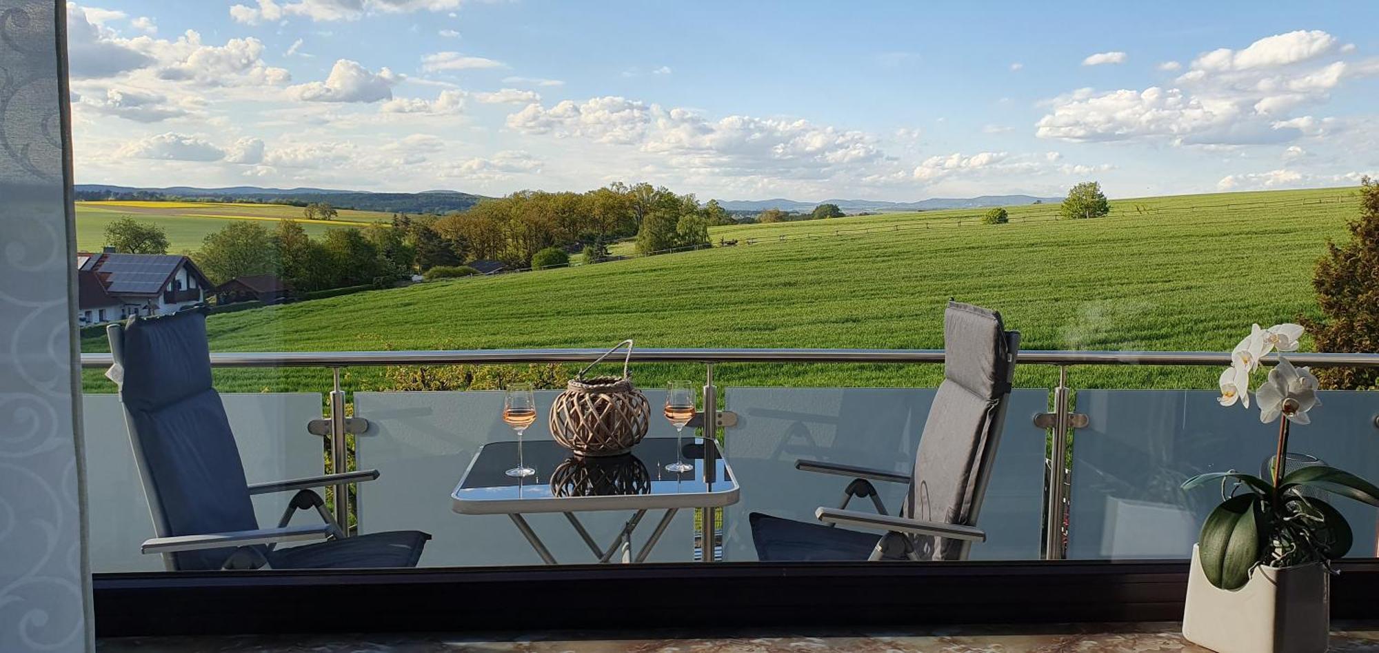 Ferienwohnung Landblick Homberg  Eksteriør billede